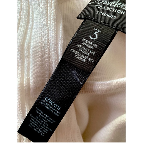 Chico's Traveler's Asymmetrical Poncho Sweater XL - Picture 8 of 8